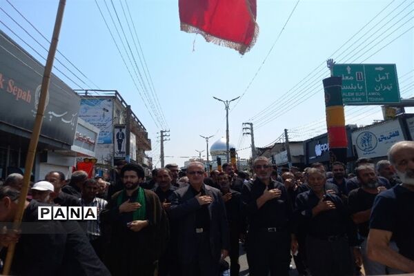 مراسم عزاداری روز عاشورای حسینی در شهرستان محمودآباد