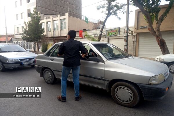 موکب نوجوانان حسینی در منطقه عبادی مشهد