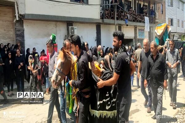 مراسم عزاداری روز عاشورا در میاندورود