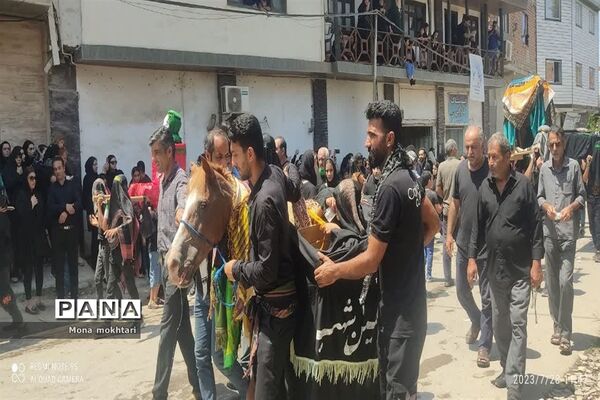 مراسم عزاداری روز عاشورا در میاندورود