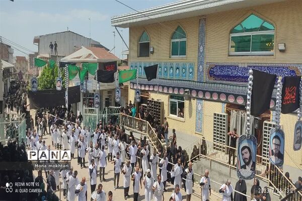 مراسم عزاداری روز عاشورا در میاندورود