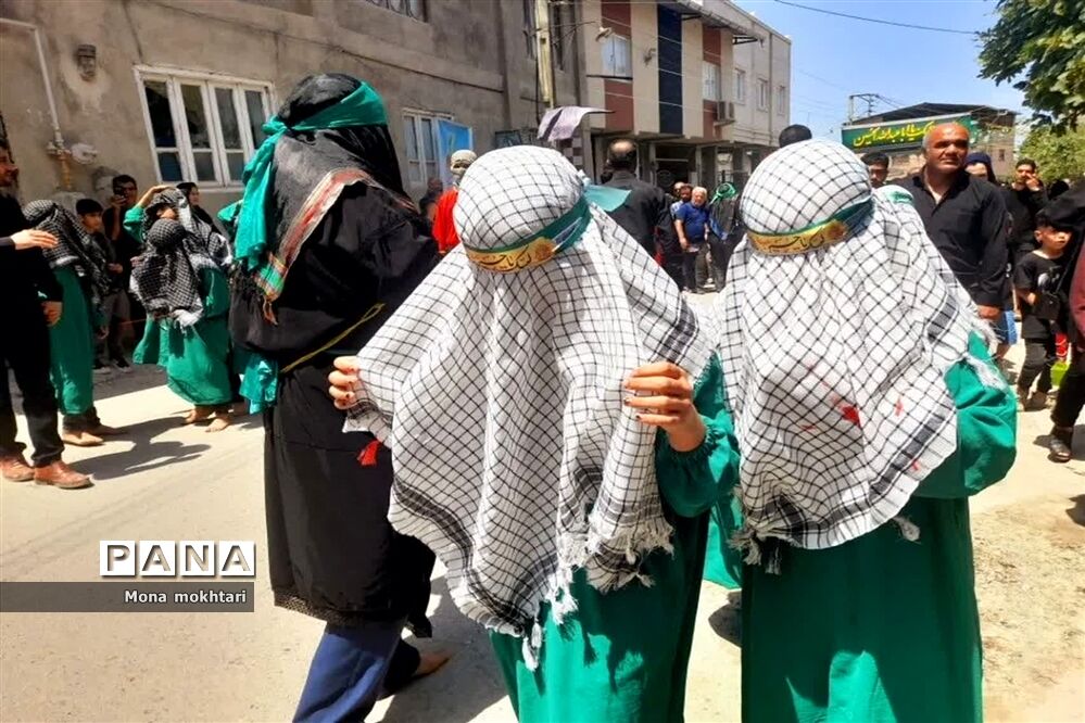 مراسم عزاداری روز عاشورا در میاندورود