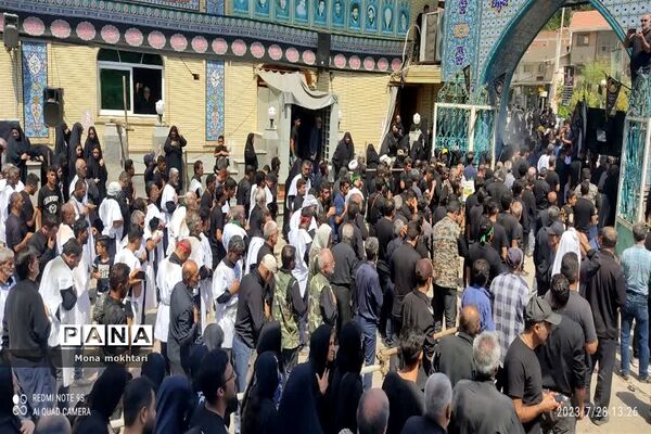 مراسم عزاداری روز عاشورا در میاندورود