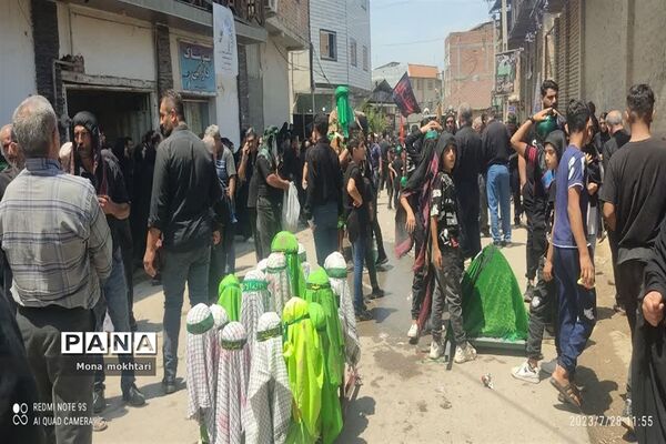 مراسم عزاداری روز عاشورا در میاندورود