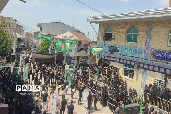مراسم عزاداری روز عاشورا در میاندورود