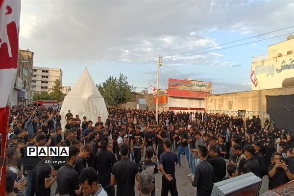 مراسم خیمه سوزان ،ظهر عاشورا در مصلی مشهد مقدس