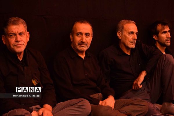 مراسم عزاداری  حسینی در حسینیه ثارالله خرم آباد