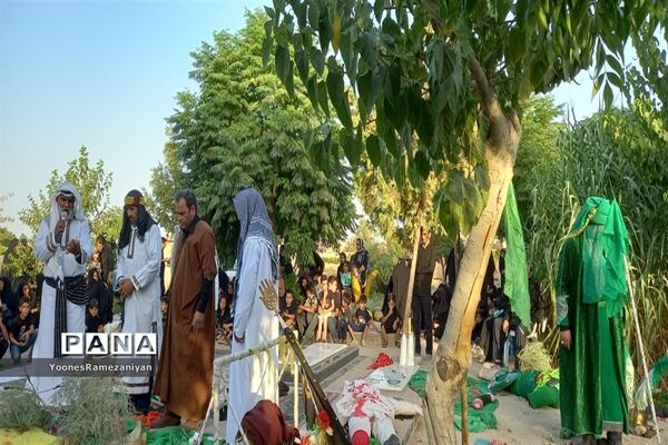 حرکت نمادین دسته بنی‌اسد در مزده خلیل‌آباد