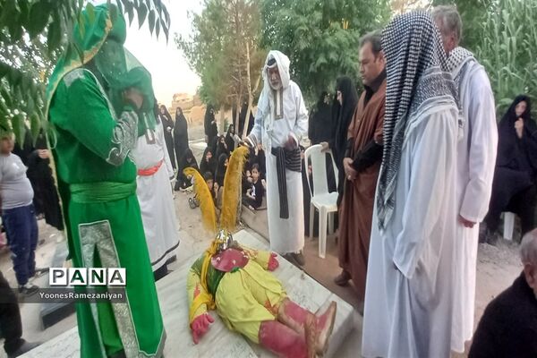 حرکت نمادین دسته بنی‌اسد در مزده خلیل‌آباد