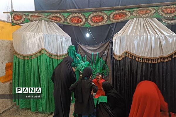 تجمع عزاداران شهرستان قرچک در روز سوم شهادت امام حسین(ع)