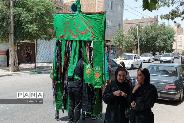 تجمع عزاداران شهرستان قرچک در روز سوم شهادت امام حسین(ع)