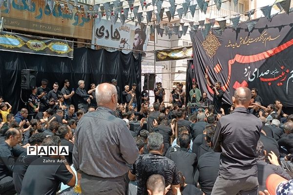 تجمع عزاداران شهرستان قرچک در روز سوم شهادت امام حسین(ع)