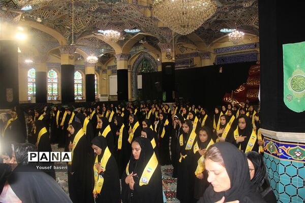 اعزام ۱۲۰ دانش‌آموز دختر زیارت‌اولی یزدی به مشهد مقدس