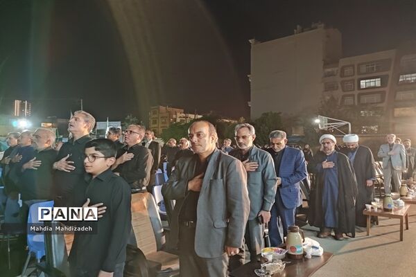 مراسم یادبود شهدای فرهنگی و دانش‌آموز مدارس شاهد ناحیه ۶ مشهد