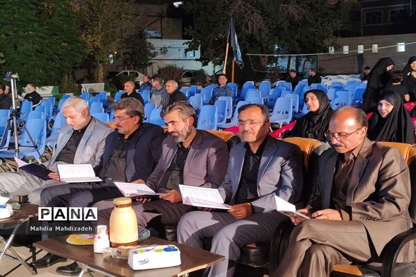 مراسم یادبود شهدای فرهنگی و دانش‌آموز مدارس شاهد ناحیه ۶ مشهد