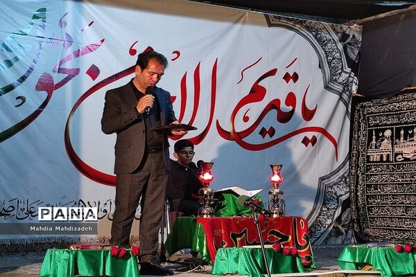 مراسم یادبود شهدای فرهنگی و دانش‌آموز مدارس شاهد ناحیه ۶ مشهد