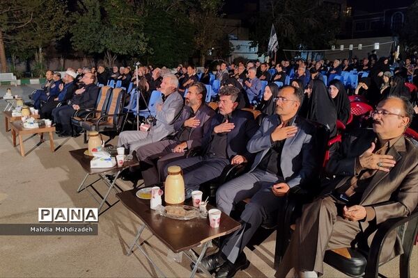 مراسم یادبود شهدای فرهنگی و دانش‌آموز مدارس شاهد ناحیه ۶ مشهد
