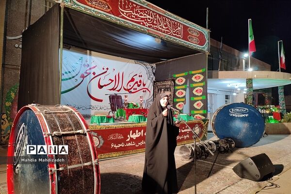 مراسم یادبود شهدای فرهنگی و دانش‌آموز مدارس شاهد ناحیه ۶ مشهد