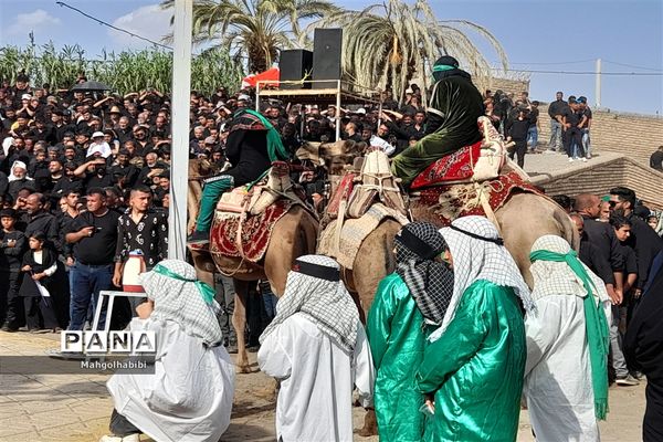 مراسم تعزیه‌خوانی در روستای فدیشه نیشابور
