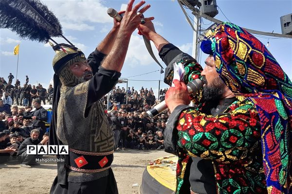 مراسم تعزیه‌خوانی در روستای فدیشه نیشابور