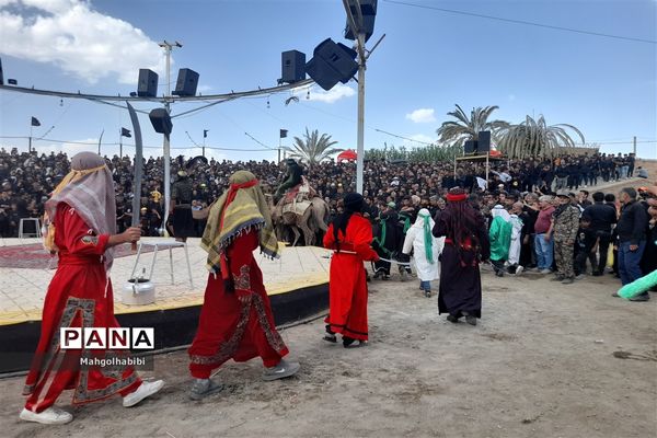مراسم تعزیه‌خوانی در روستای فدیشه نیشابور