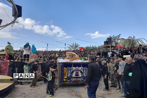 مراسم تعزیه‌خوانی در روستای فدیشه نیشابور