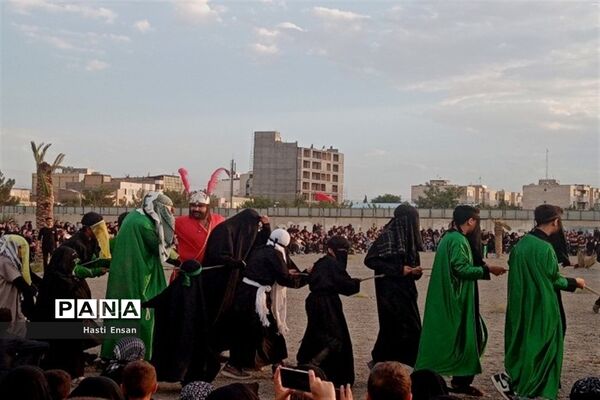 برگزاری مراسم خیمه سوزان در شهرک غرب مشهد