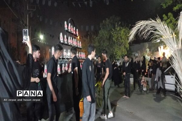 مراسم شام غریبان هیات مذهبی مشهد
