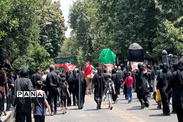مراسم عزاداری ظهر روز عاشورای حسینی در ساری