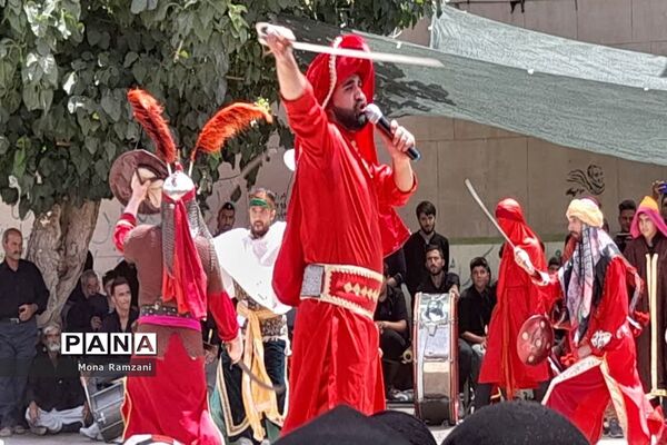 آیین مراسم تعزیه‌خوانی ماه محرم در روستای فرشه شهرستان کاشمر