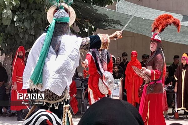 آیین مراسم تعزیه‌خوانی ماه محرم در روستای فرشه شهرستان کاشمر