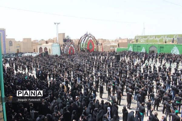 برگزاری مراسم نخل‌برداری عاشورا در حسینیه کشکنو اردکان