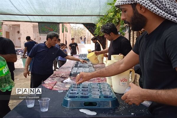 تصویرسازی باشکوه ظهر عاشورا در حسینیه سفید اشکذر
