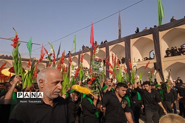 تصویرسازی باشکوه ظهر عاشورا در حسینیه سفید اشکذر
