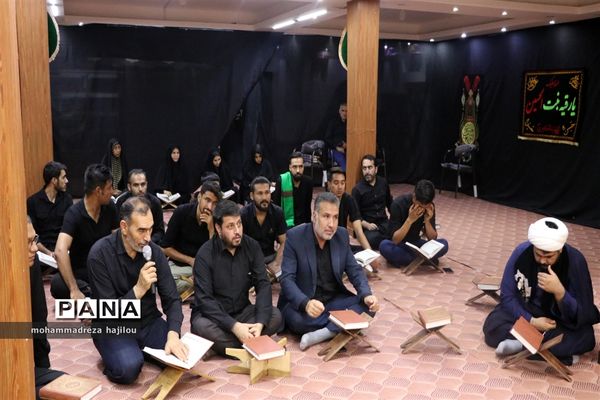 احیا قرآنی شب عاشورا در شهرستان ساوه
