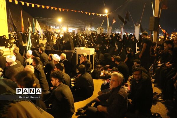 شام غریبان در دامنه کوه خضر نبی قم