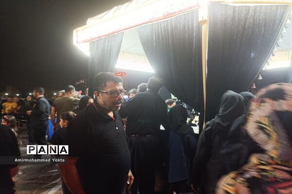 مراسم  عزاداری شام غریبان در حرم  مطهر علی بن حمزه(ع)