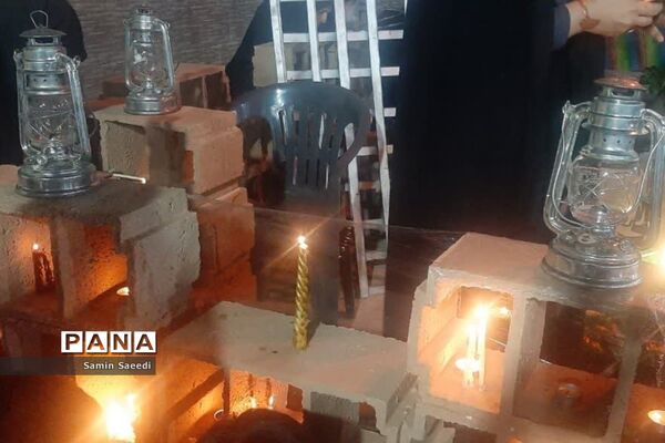 سوگواری شام غریبان حسینی در حسینیه ثارالله شیراز