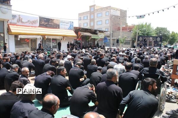 حضور گسترده مردم خرمدره در مراسم عزاداری عاشورای حسینی
