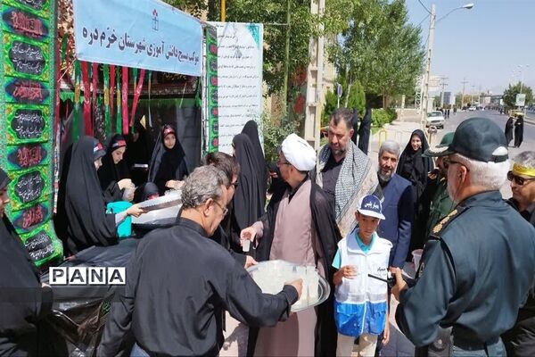 حضور گسترده مردم خرمدره در مراسم عزاداری عاشورای حسینی