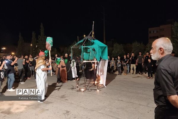 مراسم تعزیۀ خیمه‌سوزانی شام غریبان در شیراز