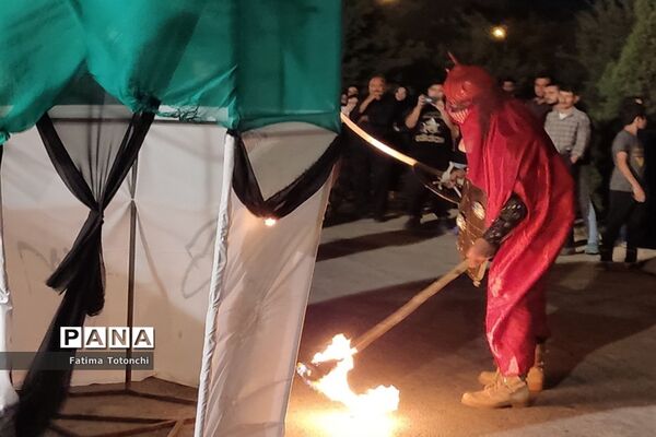 مراسم تعزیۀ خیمه‌سوزانی شام غریبان در شیراز