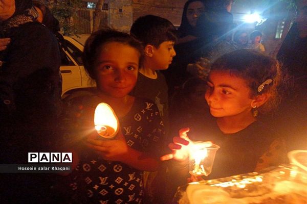 مراسم عزاداری شب شام غریبان در هیات محبین حضرت ابولفضل (ع) در شیراز