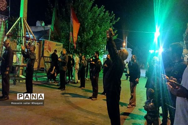 مراسم عزاداری شب شام غریبان در هیات محبین حضرت ابولفضل (ع) در شیراز