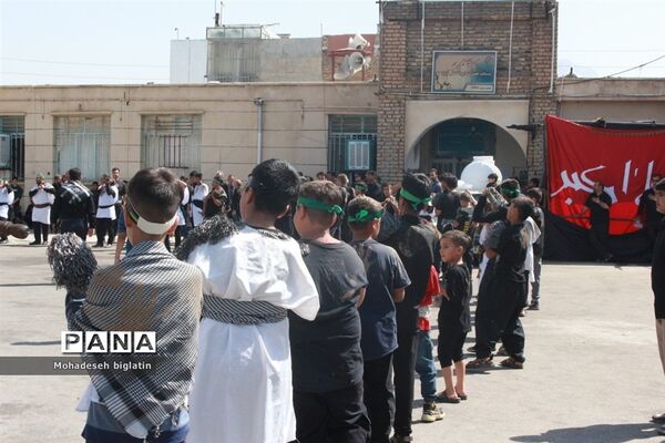 ‌حضور پُرشور دانش‌آموزان و خبرنگاران پانا کرمانشاه در تاسوعا و عاشورا حسینی