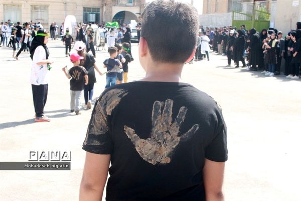 ‌حضور پُرشور دانش‌آموزان و خبرنگاران پانا کرمانشاه در تاسوعا و عاشورا حسینی