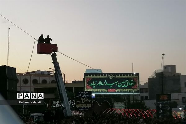 مراسم خیمه‌سوزان در مشهد