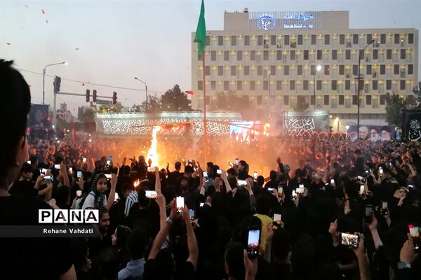 مراسم خیمه‌سوزان در مشهد
