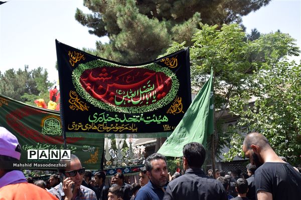 سنت عَلَم‌کشی به یاد علمدار دشت نینوا در تربت حیدریه