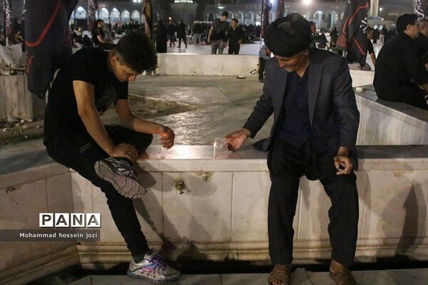 مراسم شام غریبان امام حسین (ع) در مسجد مقدس جمکران